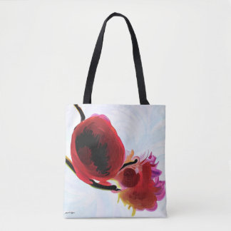 Tote Bag Balayage Red Anemone Fourre-tout