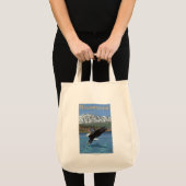 Tote Bag Bald Eagle Diving - West Yellowstone, MT (Devant (produit))