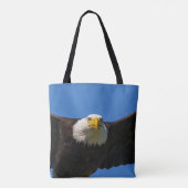 Tote Bag Bald Eagle Flyby Up Close (Dos)