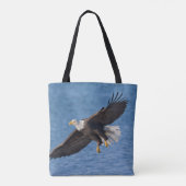 Tote Bag Bald eagle in flight (Dos)
