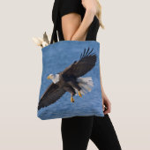 Tote Bag Bald eagle in flight (De près)