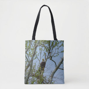 Tote Bag Bald Eagle Smile