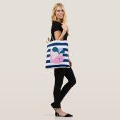 Tote Bag Baleine à dessin moderne - Personnalisée (Sur le modèle)