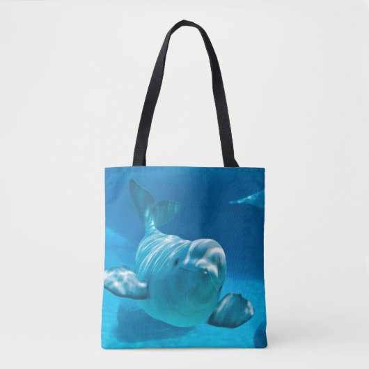 Tote Bag Baleine de beluga (Devant)