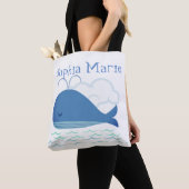 Tote Bag Baleine détendue (De près)