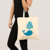Tote Bag Baleine drôle (Devant (produit))