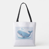 Tote Bag Baleine mignonne (Dos)