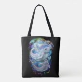 Tote Bag Baleines de Beluga (Dos)