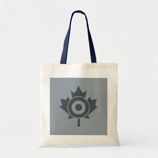 Tote Bag Balise Mod Roundel Feuille d'érable canadienne (Devant)