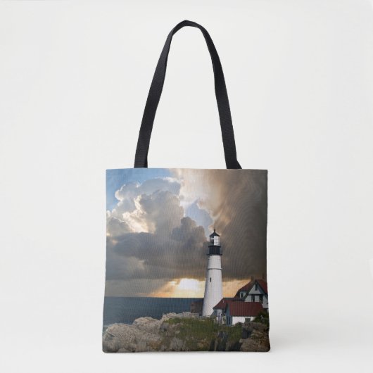 Tote Bag Balise phare pittoresque (Devant)