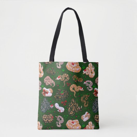 Tote Bag Ball Python Morph Green Fourre-tout (Devant)