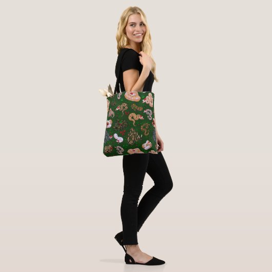 Tote Bag Ball Python Morph Green Fourre-tout (Sur le modèle)