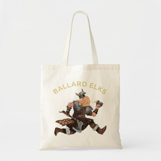 Tote Bag Ballard 827 Pillaging Viking (Devant)