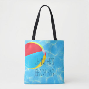 Tote Bag Balle de plage personnalisée