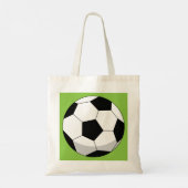 Tote Bag Balle de soccer en dessin (Dos)