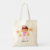 Tote Bag Ballerina ballet Star tutu girl (Dos)