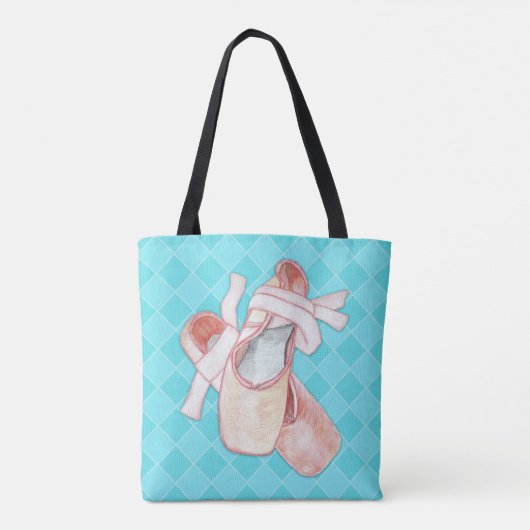 Tote Bag Ballerina Dancer Toe Chaussures Art (Dos)