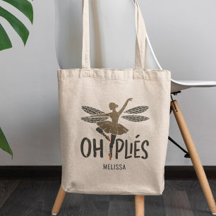 Tote Bag Ballerina Danseur de ballet personnalisé
