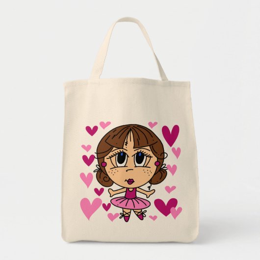 Tote Bag Ballerina Girl (Devant)