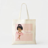 Tote Bag Ballerina multiculturelle à deux côtés (Devant)