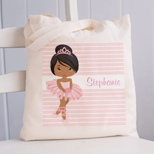 Tote Bag Ballerina multiculturelle à deux côtés