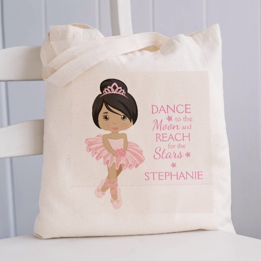 Tote Bag Ballerina multiculturelle personnalisée