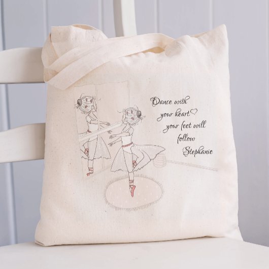 Tote Bag Ballerina personnalisée