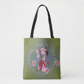 Tote Bag Ballerina Pointe Retro (Devant)