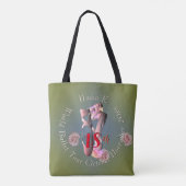 Tote Bag Ballerina Pointe Retro (Dos)