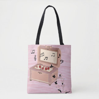 Tote Bag Ballerina Symphony in a Box - Ballerina Art