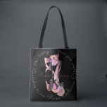 Tote Bag Ballerina Toe Chaussures Médallion Votre Événement<br><div class="desc">C'est une ballerine,  donc bien sûr elle va dans les endroits,  alors quel meilleur cadeau qu'un sac fourre-tout élégant et utile avec mes jolies chaussures et roses graphiques montrant ce qu'elle aime le plus faire ? !</div>