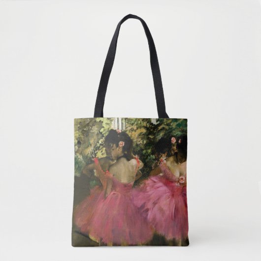 Tote Bag Ballerines dans le rose par Edgar Degas (Devant)