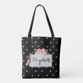 Tote Bag Ballet chic personnalisé (Dos)