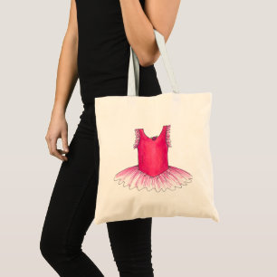 Tote Bag Ballet rose Ballerina Tutu Classe de danse