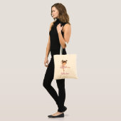 Tote Bag Ballet rose mignon Starg de la ballerine 1 (Devant (modèle))