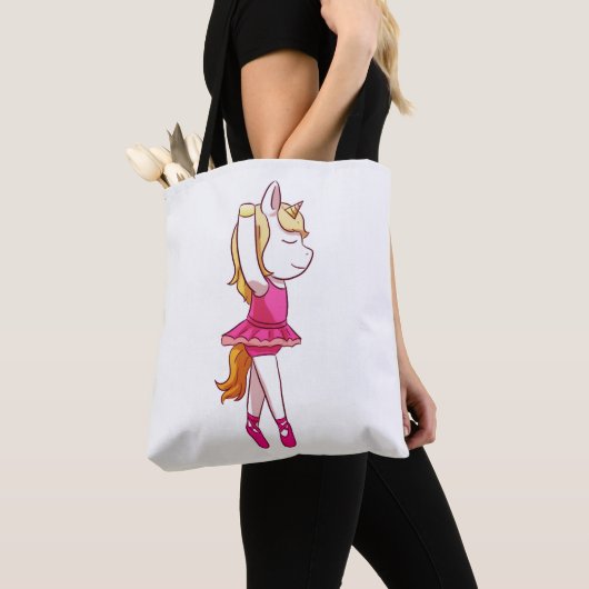 Tote Bag Ballet Unicorn Ballerina Unicorn (De près)