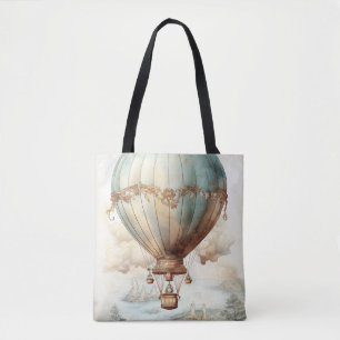 Tote Bag Ballon à air chaud à vapeur vintage (2)