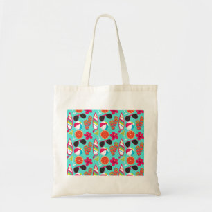 Tote Bag Ballon de plage Teal de lunettes de soleil de