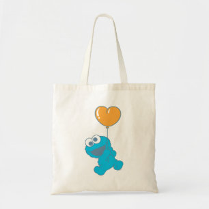 Tote Bag Ballon en forme de cœur de Cookie Monster