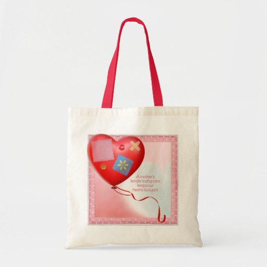 Tote Bag Ballons cardiaques TLC de la mère (Devant)
