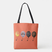 Tote Bag Ballons de Halloween (Dos)