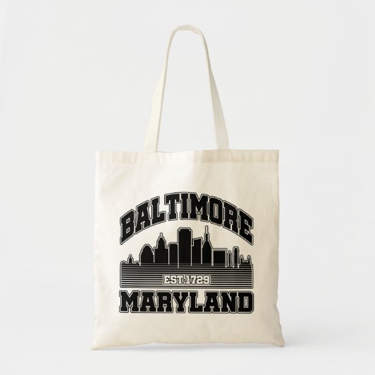 Tote Bag Baltimore, Maryland (Devant)