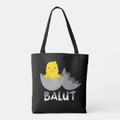 Tote Bag Balut philippin drôle (Dos)