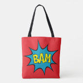 Tote Bag Bam ! Pow ! Comic Book (Dos)