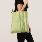 Tote Bag Bamboo vert (De près)