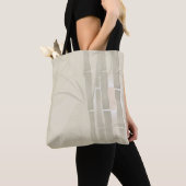 Tote Bag Bambou, arrière - plan beige (De près)