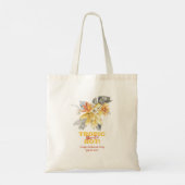 Tote Bag Banana Feuilles Tropic comme il est chaud! Bachelo (Dos)