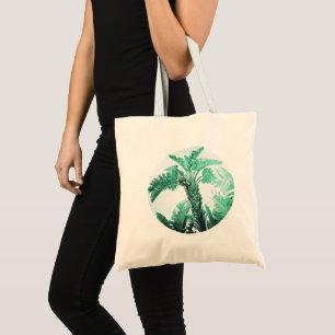 Tote Bag Banane plante feuille verte