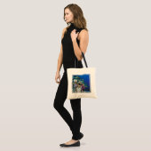 Tote Bag Banc de rougets autour d'un petit corail (Devant (modèle))
