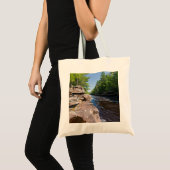Tote Bag bancs rocheux et forêts à l'interdiction (Devant (produit))